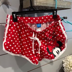 Disney Red and White Minnie Mouse Polka Dot Shorts